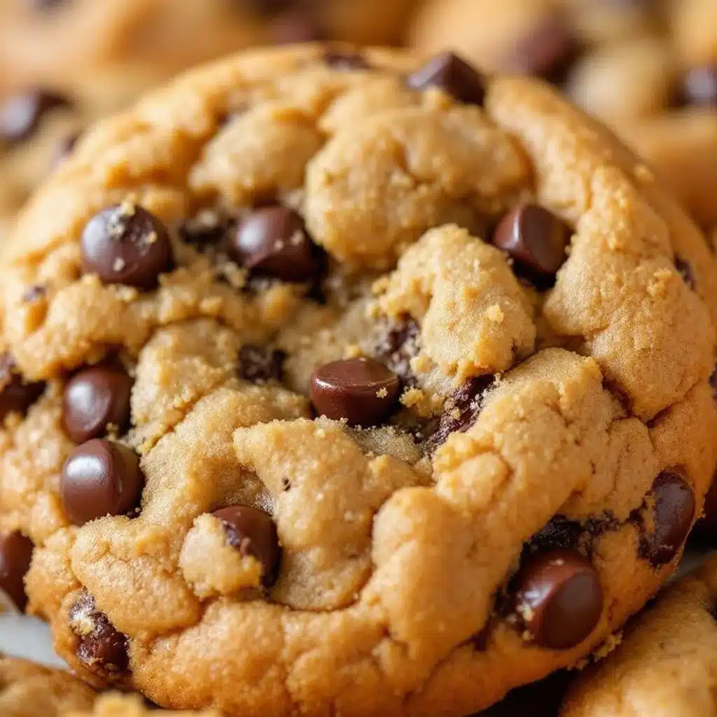 chewy brown butter chocolate chip cookies - featured image