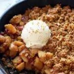 cinnamon apple crisp - featured image