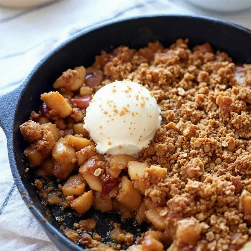 cinnamon apple crisp preparation steps