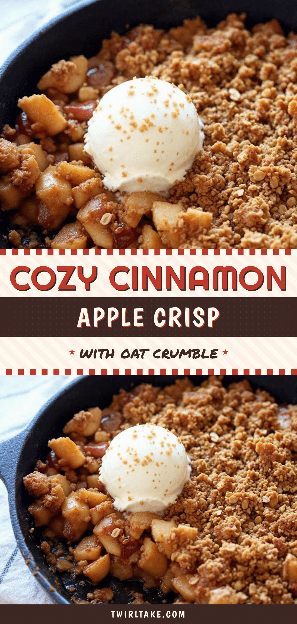 cinnamon apple crisp recipe