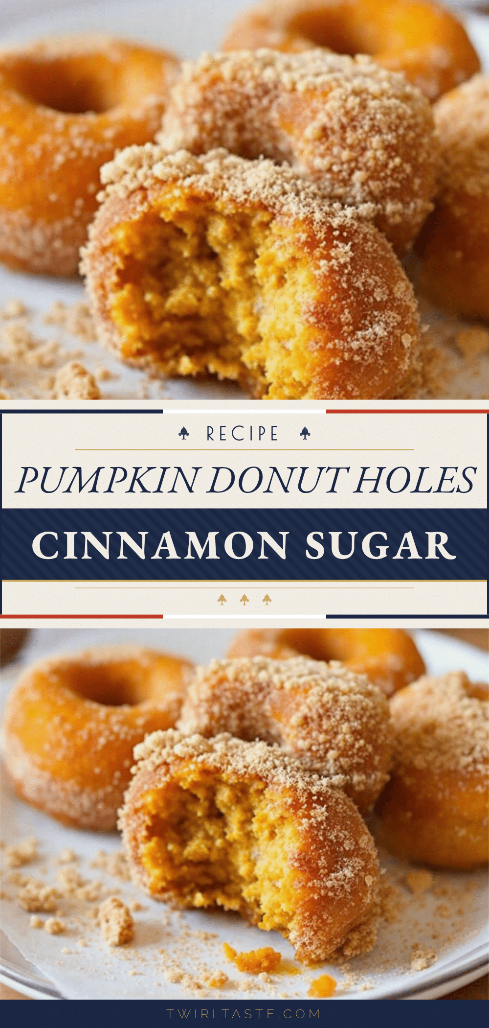 cinnamon sugar pumpkin donut holes recipe