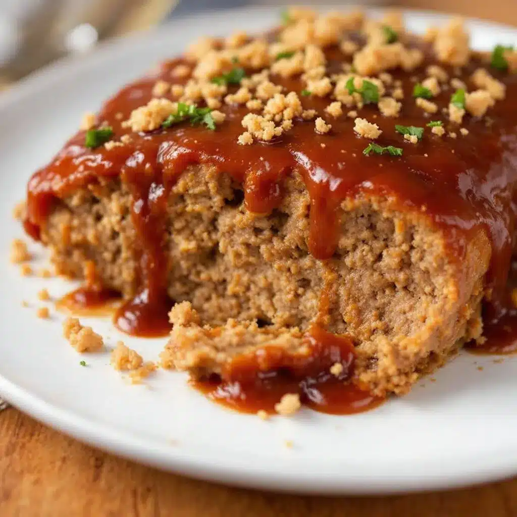 Classic Meatloaf with Brown Sugar Ketchup Glaze preparation steps