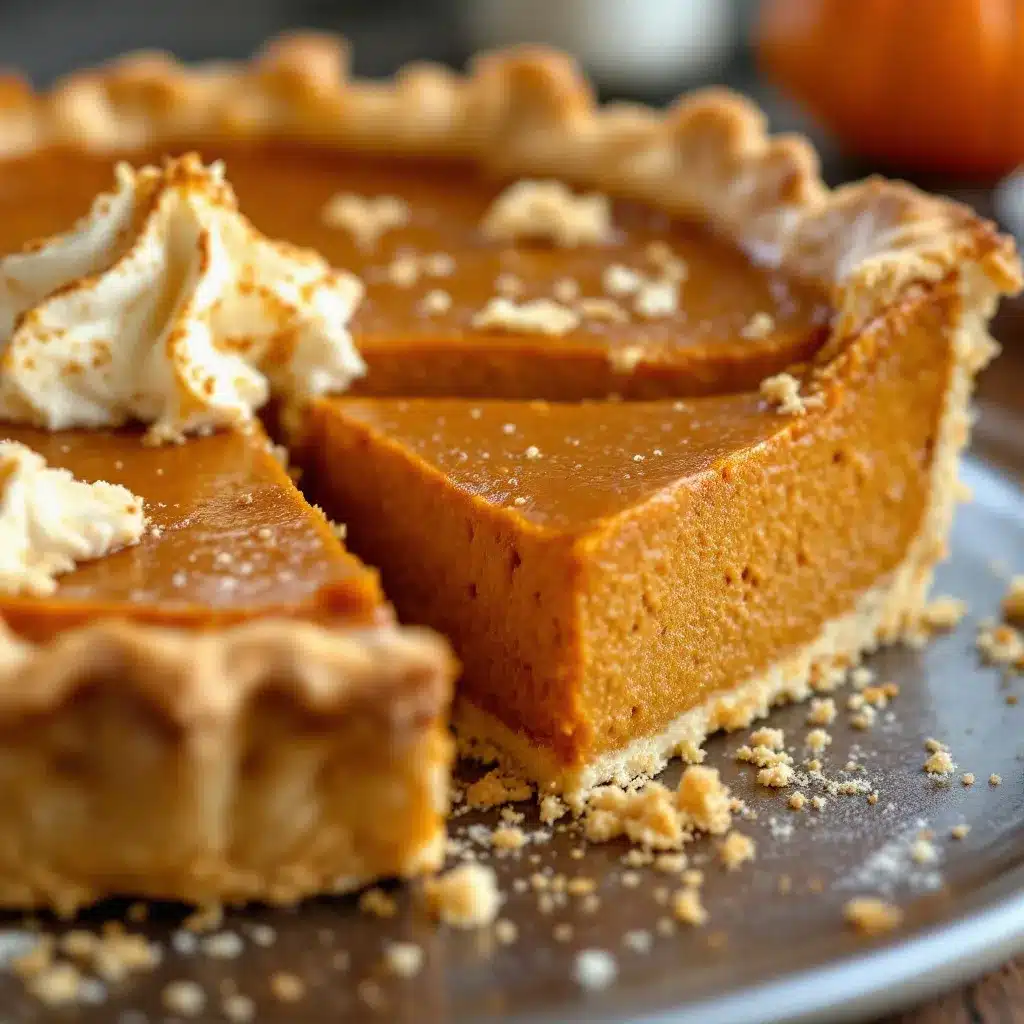 classic pumpkin pie with flaky crust preparation steps