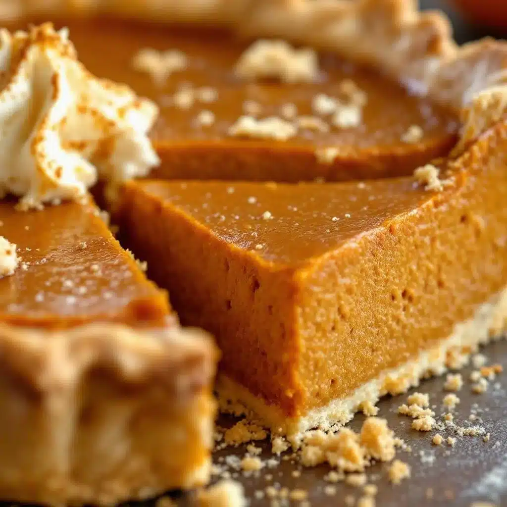 classic pumpkin pie with flaky crust - featured image