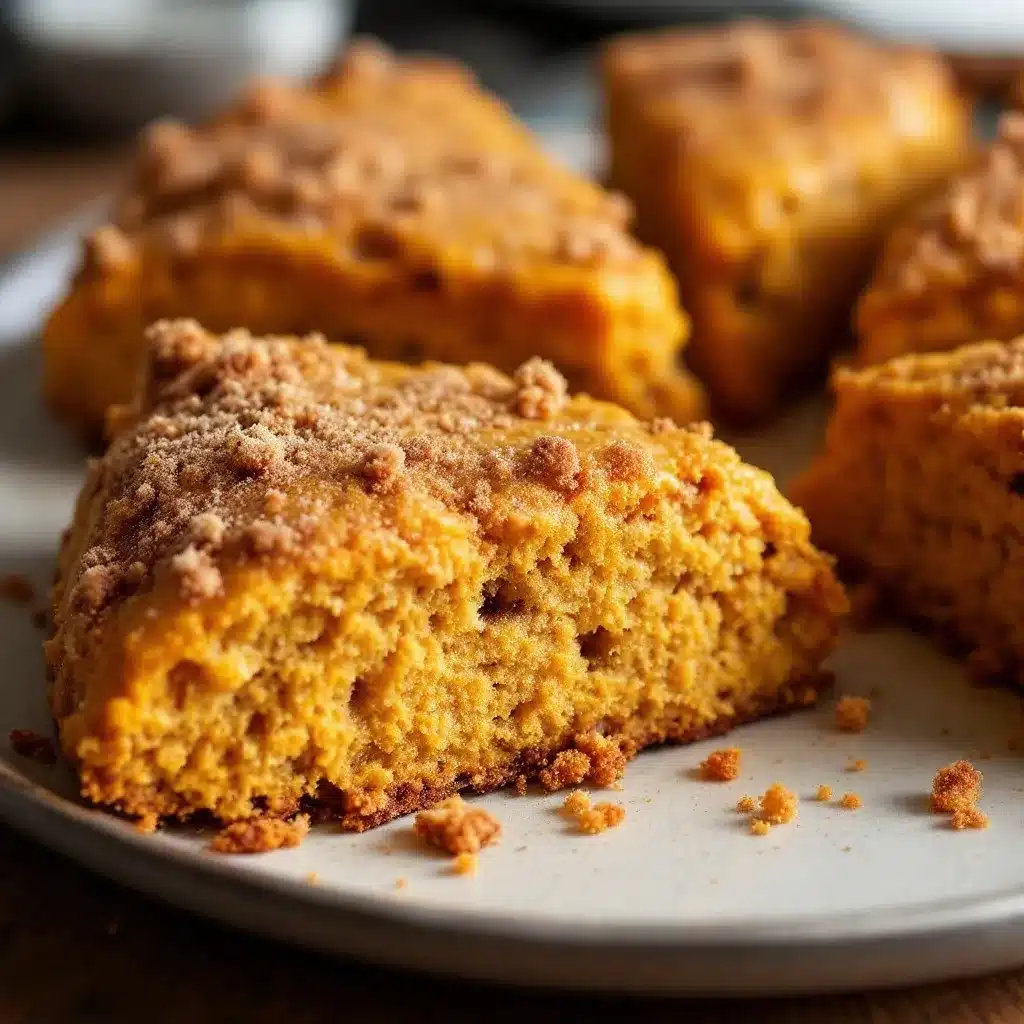 cozy baked pumpkin scones with cinnamon sugar preparation steps