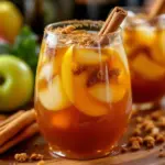 cozy caramel apple sangria - featured image