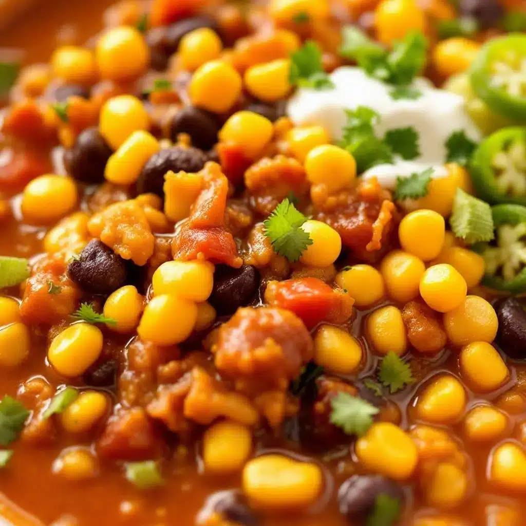 cozy crockpot taco soup - featured image