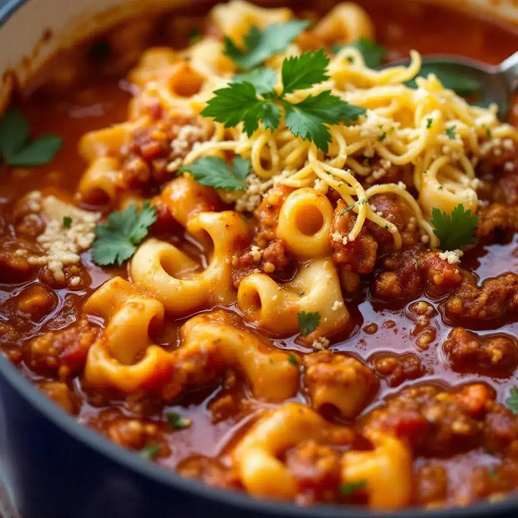 cozy lasagna soup with ground turkey preparation steps