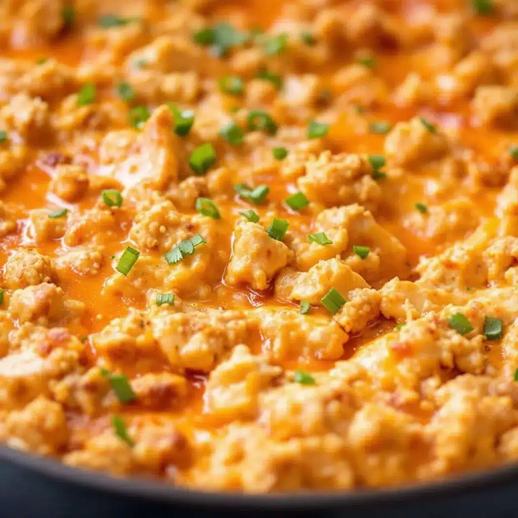 creamy baked buffalo chicken dip preparation steps