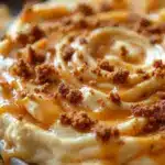 creamy caramel apple cheesecake dip - featured image