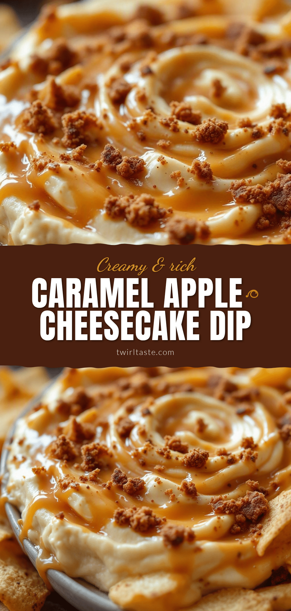 creamy caramel apple cheesecake dip recipe