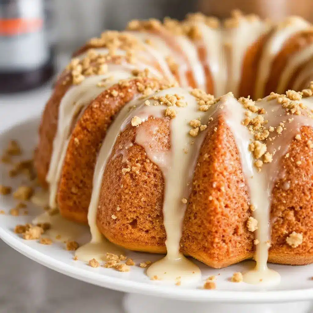 creamy eggnog bundt cake preparation steps