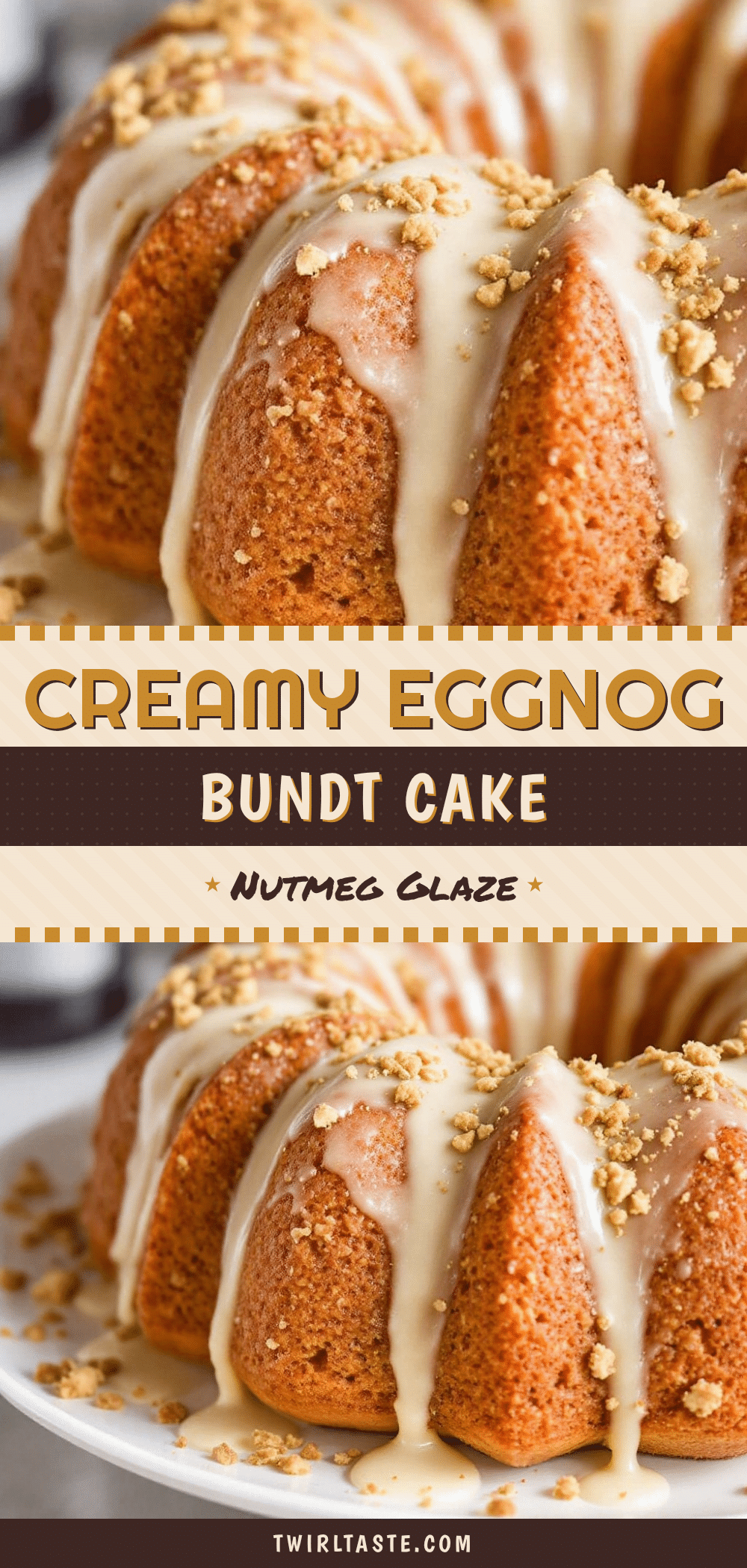 creamy eggnog bundt cake recipe