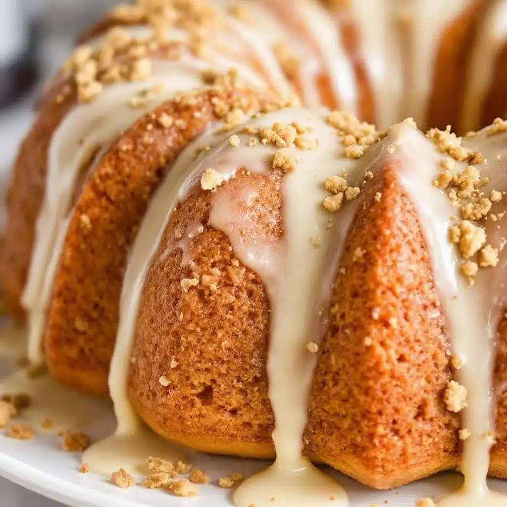 creamy eggnog bundt cake - featured image
