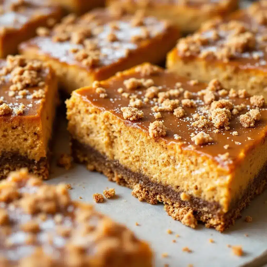 Creamy Pumpkin Cheesecake Bars preparation steps