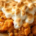 creamy sweet potato casserole - featured image
