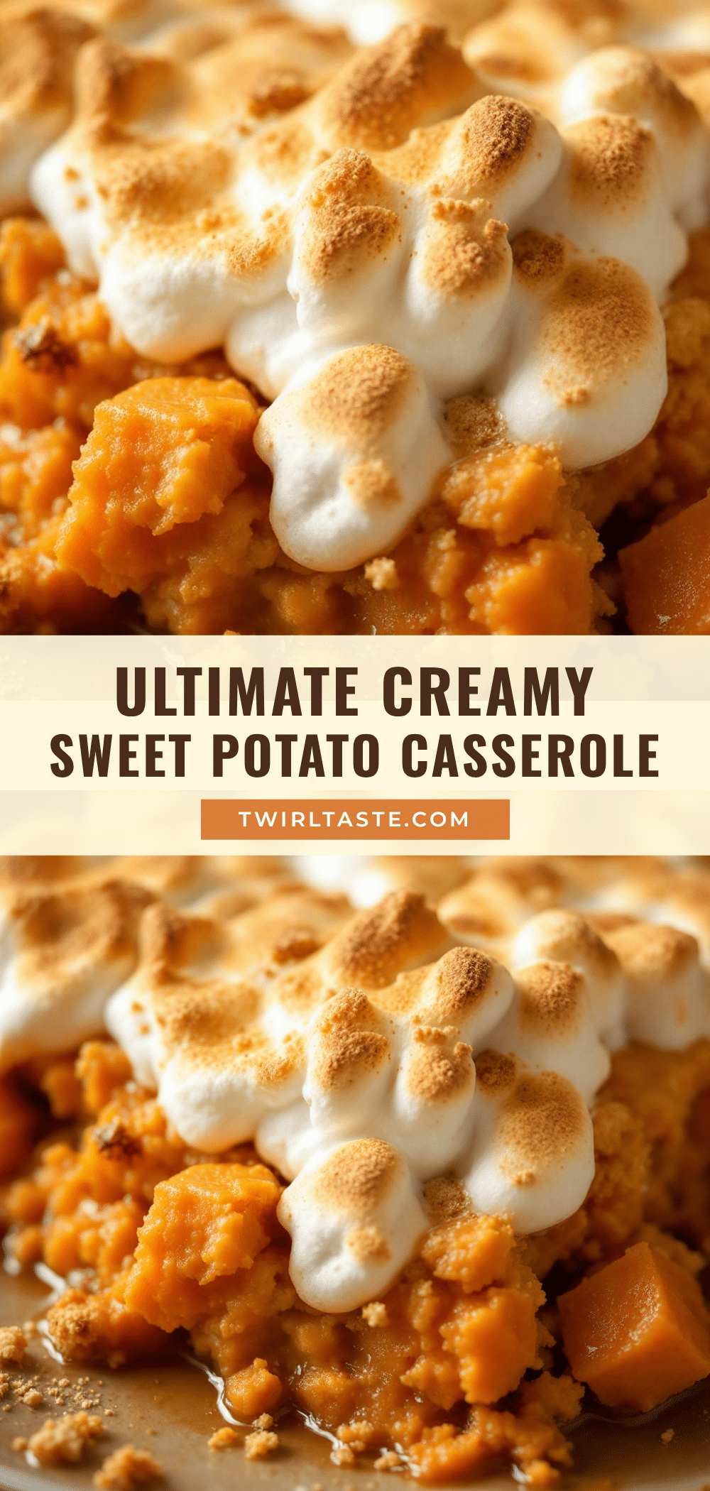 creamy sweet potato casserole recipe