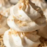 crispy 3-ingredient ghost meringue cookies - featured image