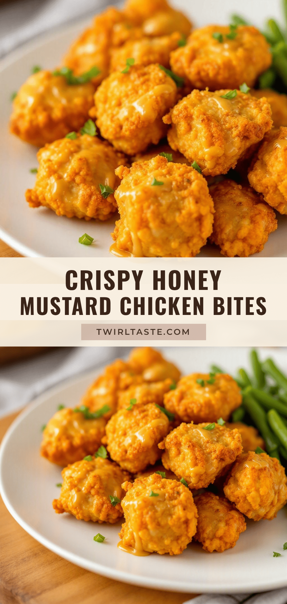 crispy air fryer chicken thigh bites with honey mustard recipe