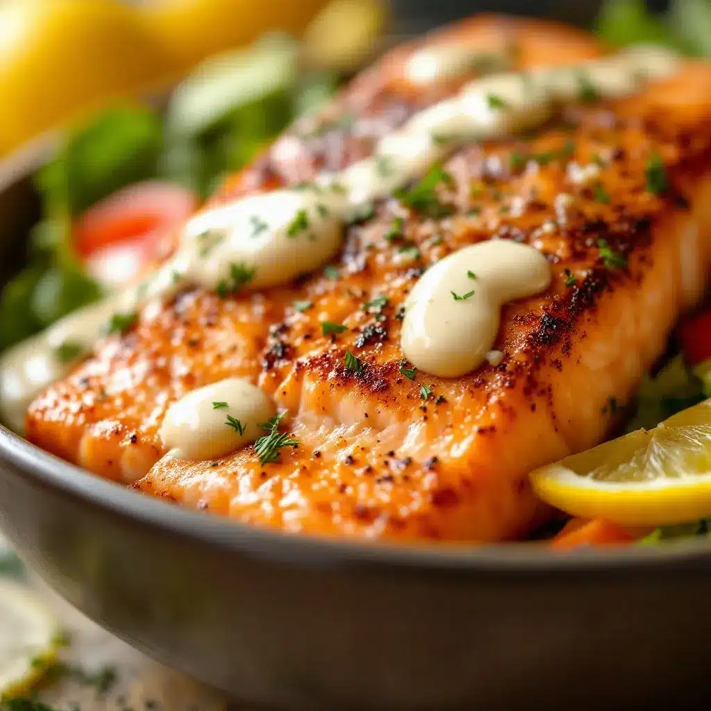 crispy air fryer salmon preparation steps