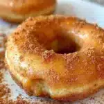 crispy baked apple cider donuts - featured image