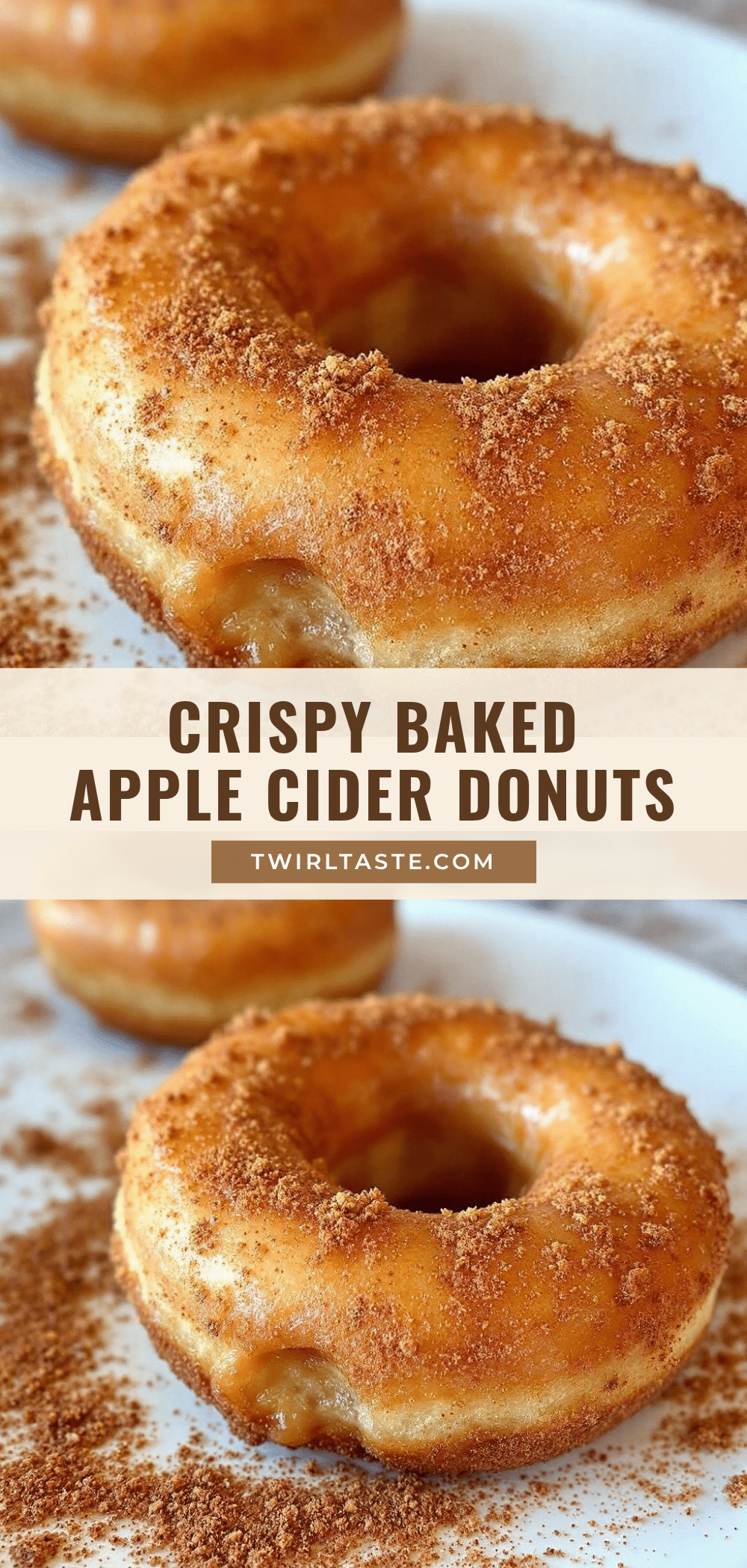 crispy baked apple cider donuts recipe