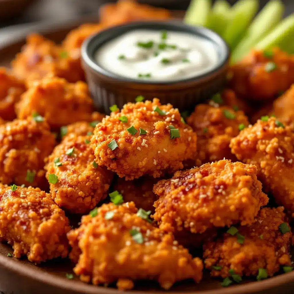 crispy baked chicken wing bites preparation steps