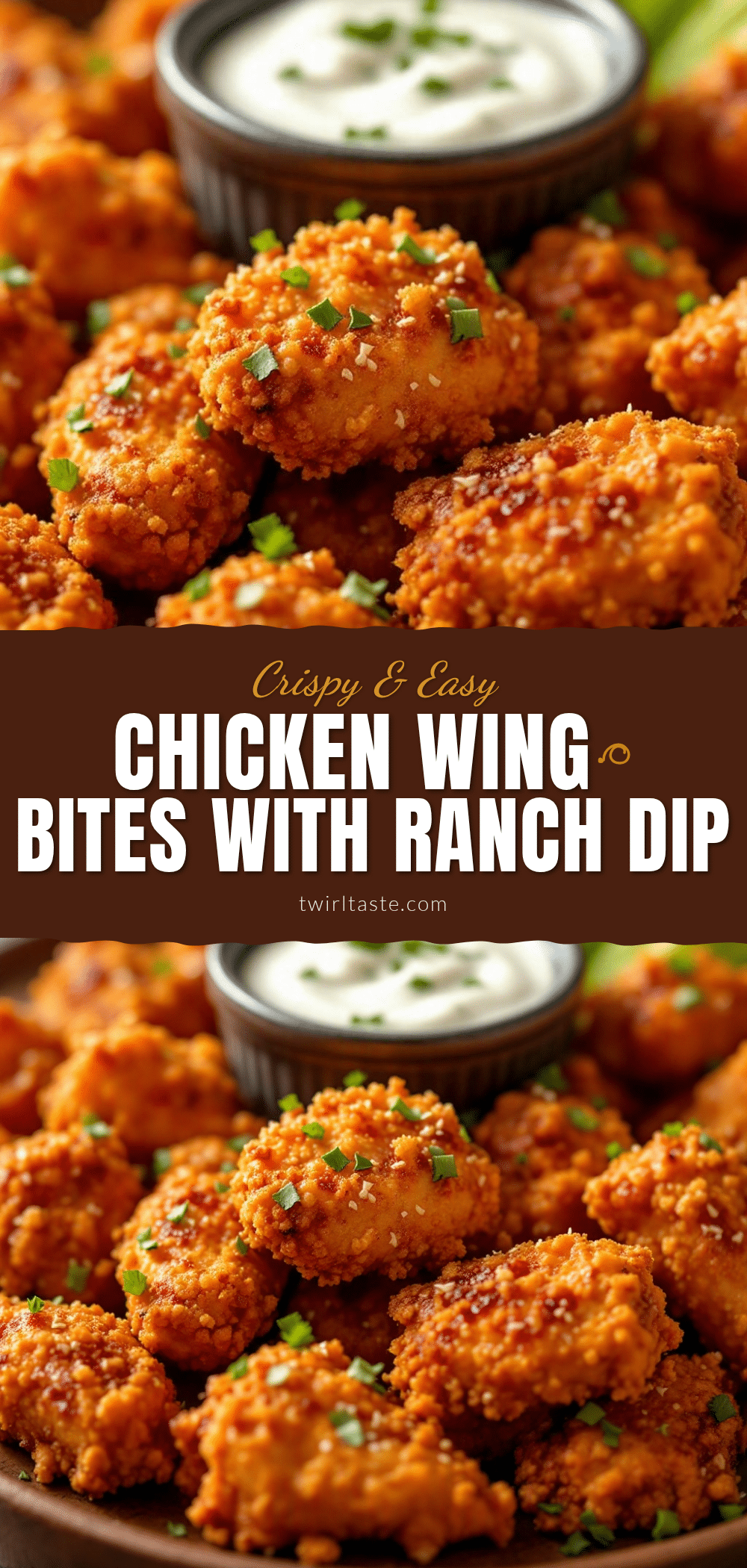 crispy baked chicken wing bites recipe