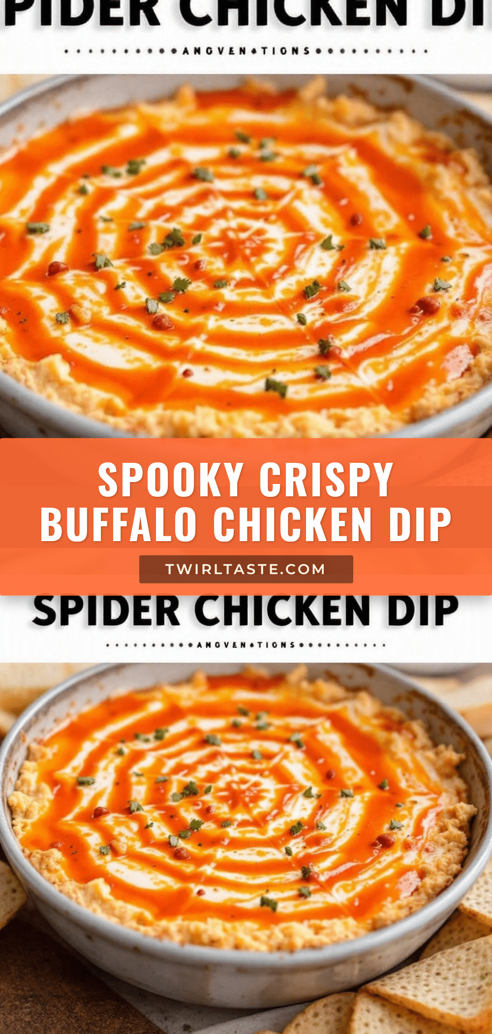 Crispy Buffalo Chicken Dip recipe
