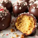 Crispy Christmas Cake Pops with Peppermint Crunch - featured image