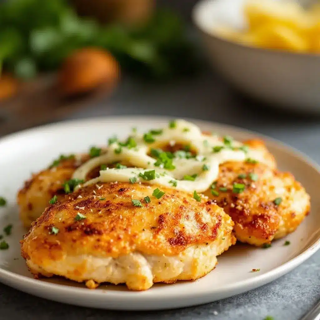 crispy garlic parmesan chicken thighs preparation steps