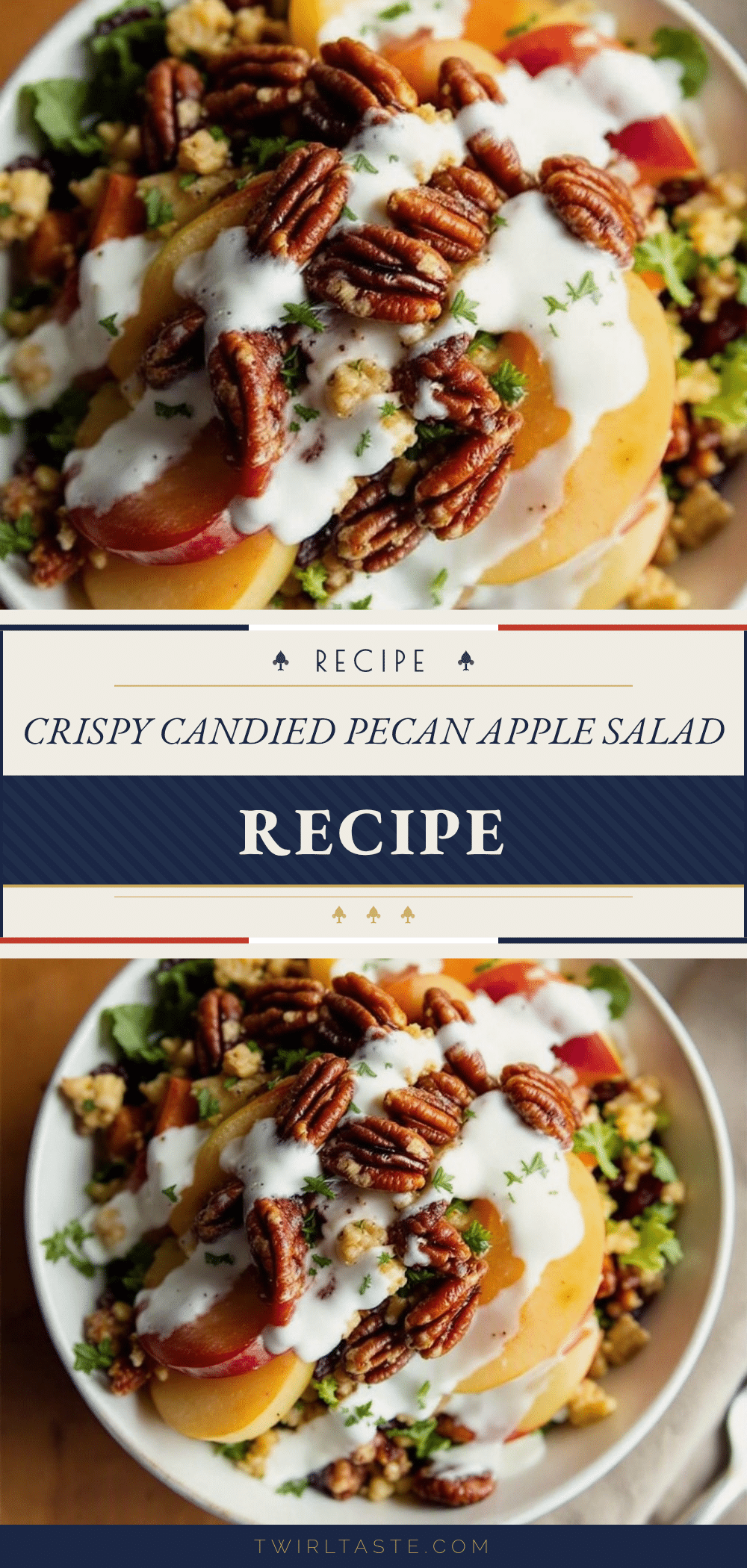 Crispy Harvest Apple & Goat Cheese Salad recipe