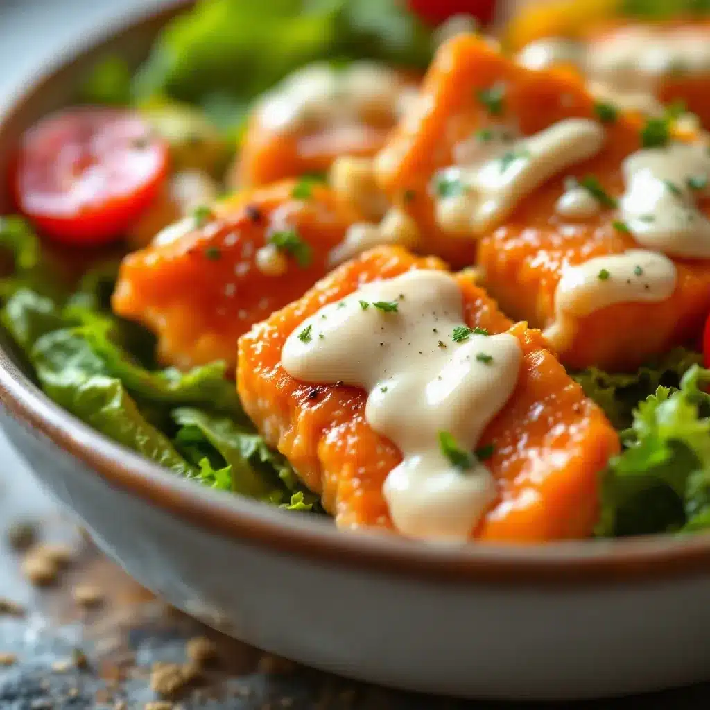 Crispy Honey Garlic Salmon Bites preparation steps