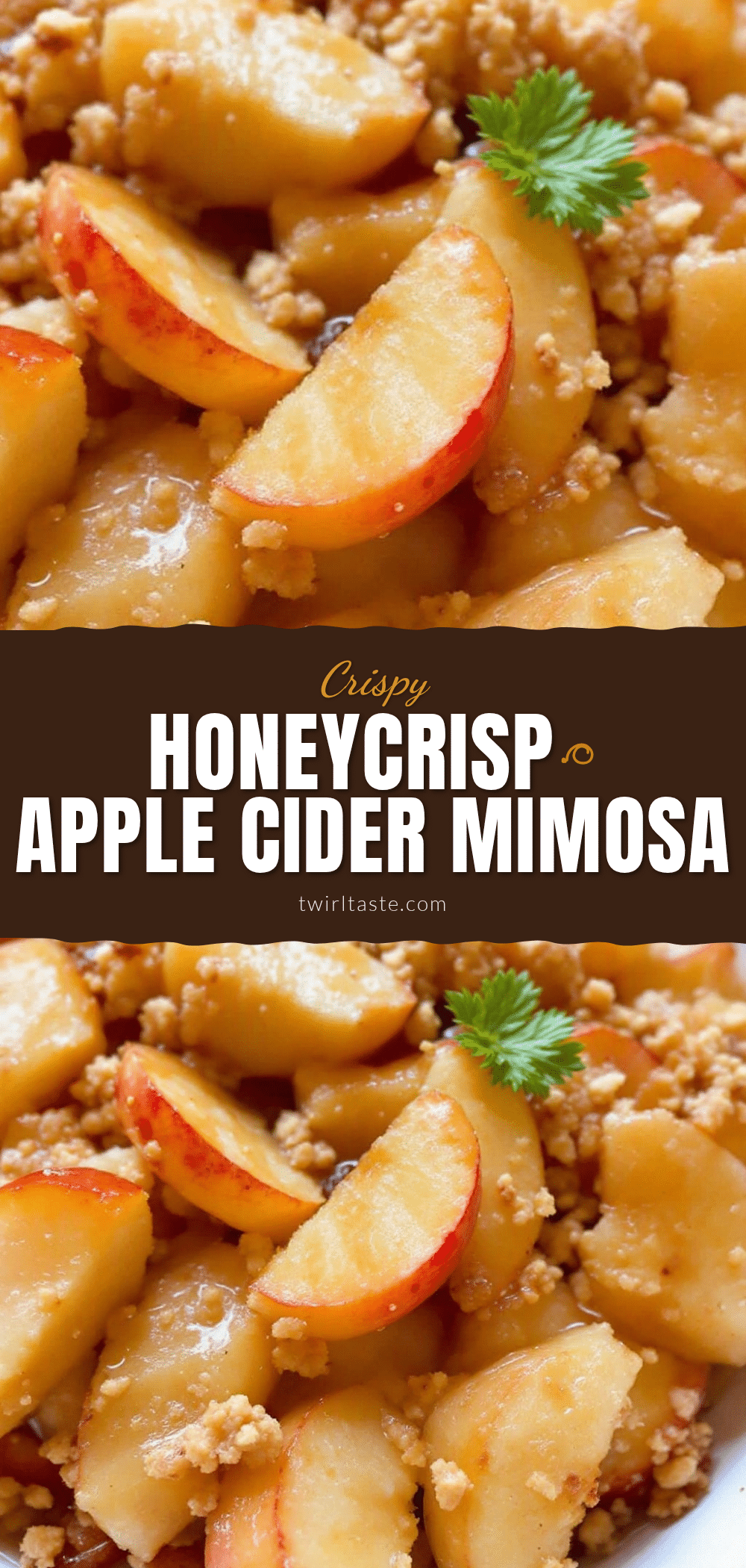 crispy honeycrisp apple cider mimosa recipe
