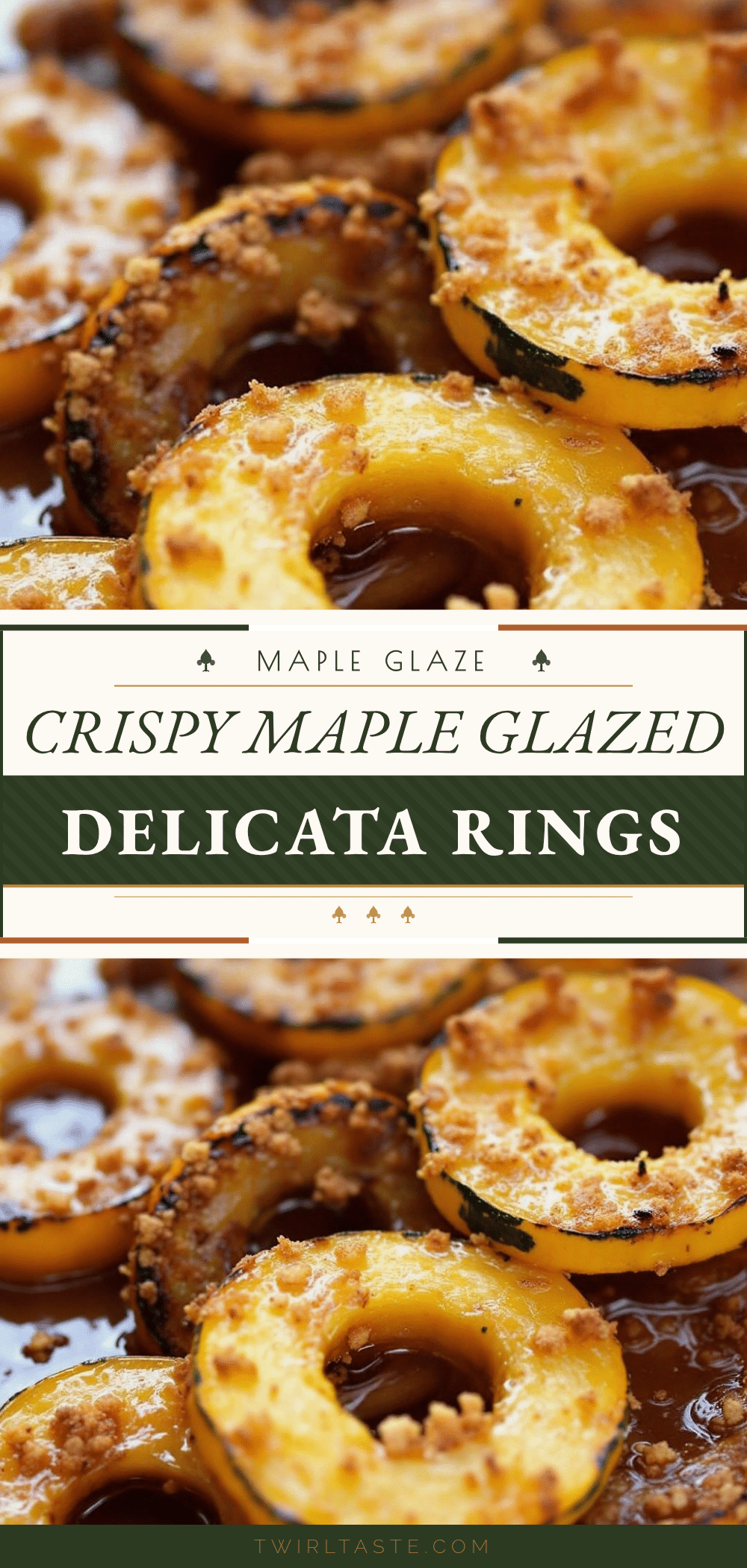 crispy maple glazed delicata squash rings recipe