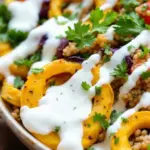 crispy maple roasted delicata squash rings - featured image