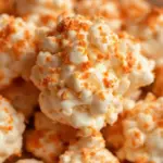 Crispy Orange Mummy Popcorn Balls - featured image