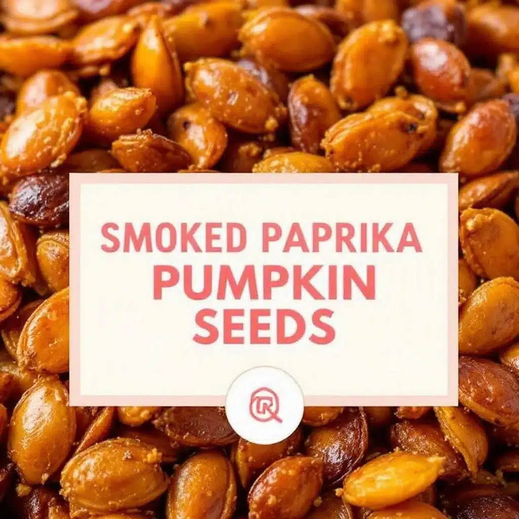 Crispy Smoked Paprika Roasted Pumpkin Seeds - featured image