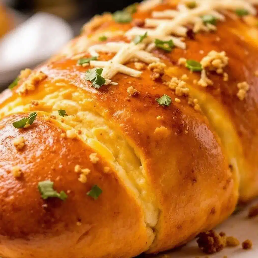 easy cheesy football pull-apart bread - featured image