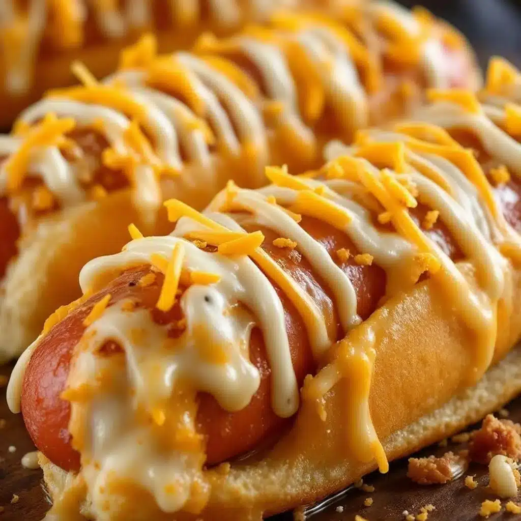 easy mummy hot dogs with cheese ghosts - featured image