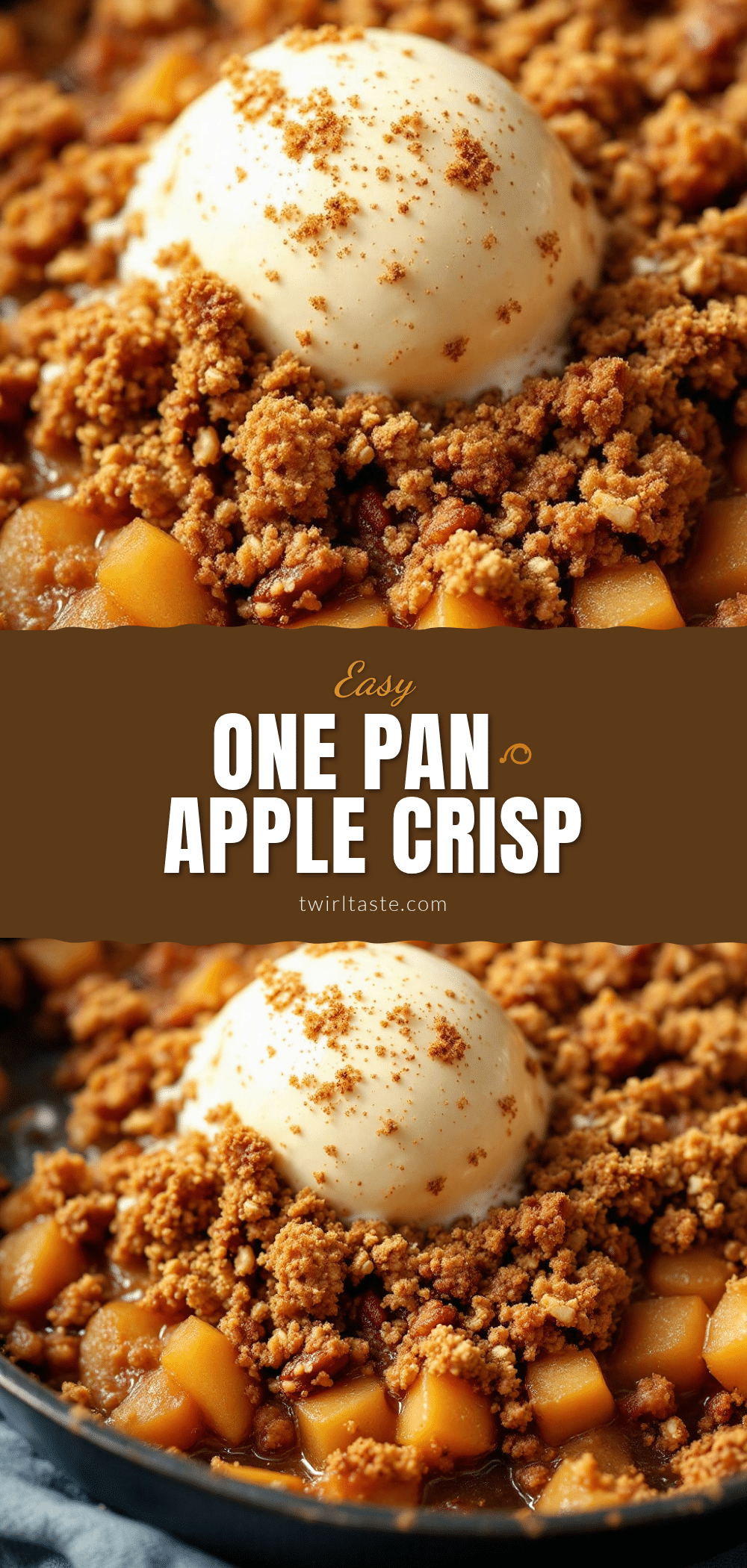 Easy One-Pan Apple Crisp recipe