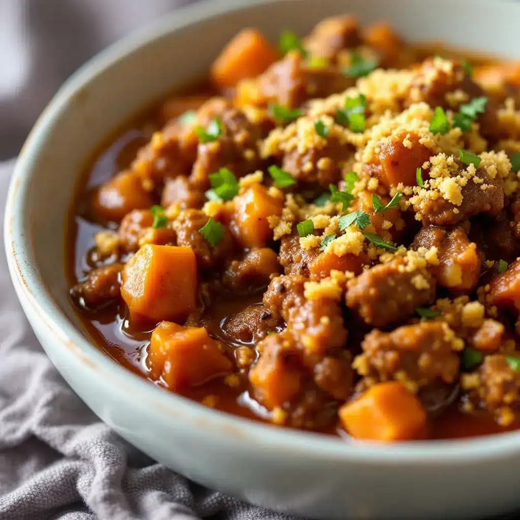 easy slow cooker poor mans stew preparation steps
