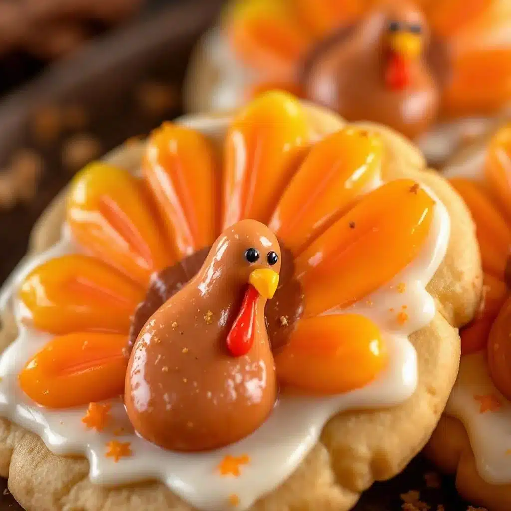 Easy Thanksgiving Sugar Cookies - featured image