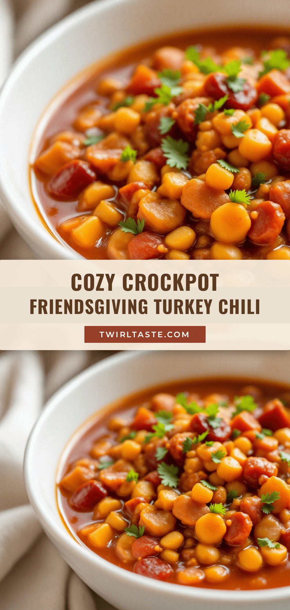 Friendsgiving turkey chili recipe