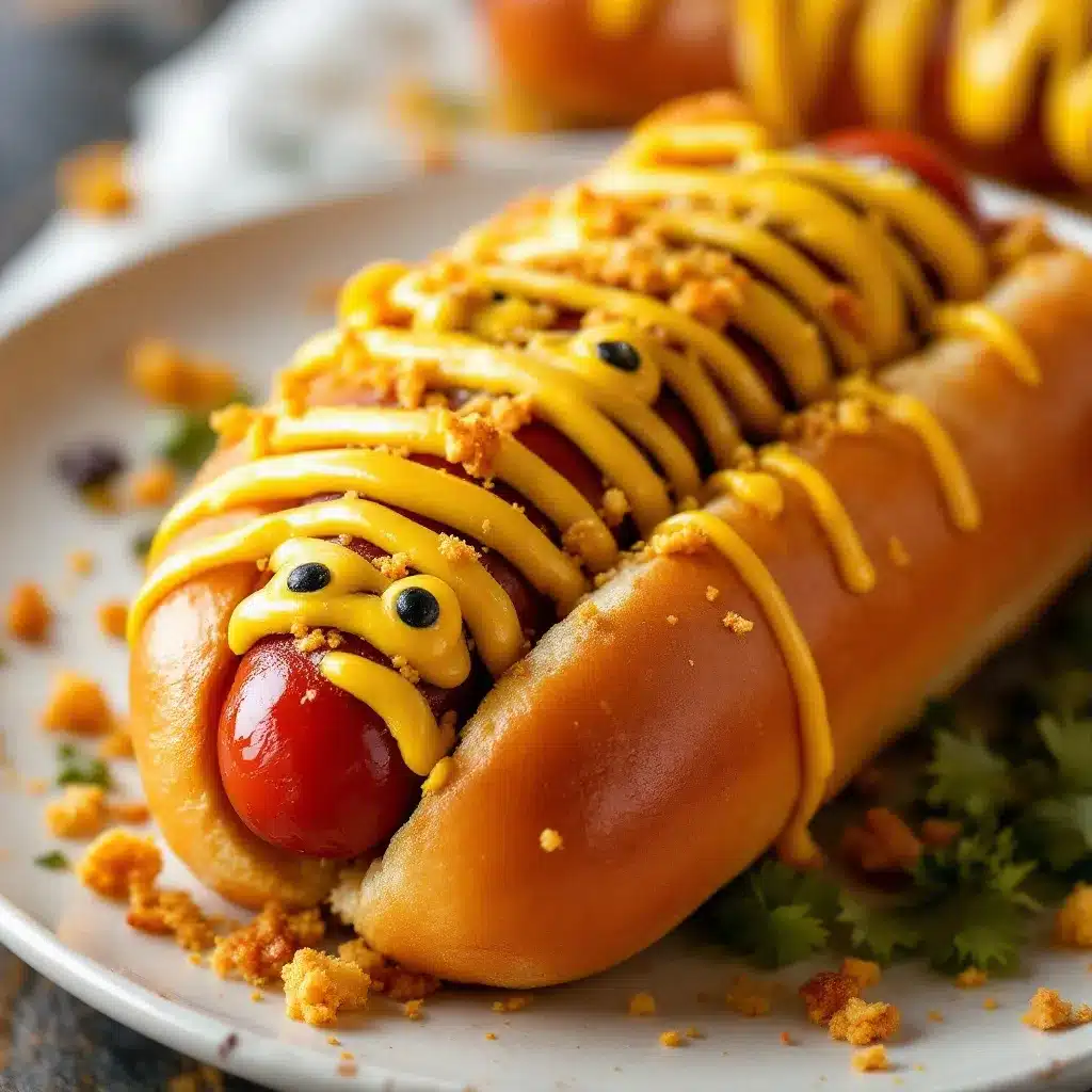 fun mummy hot dogs preparation steps