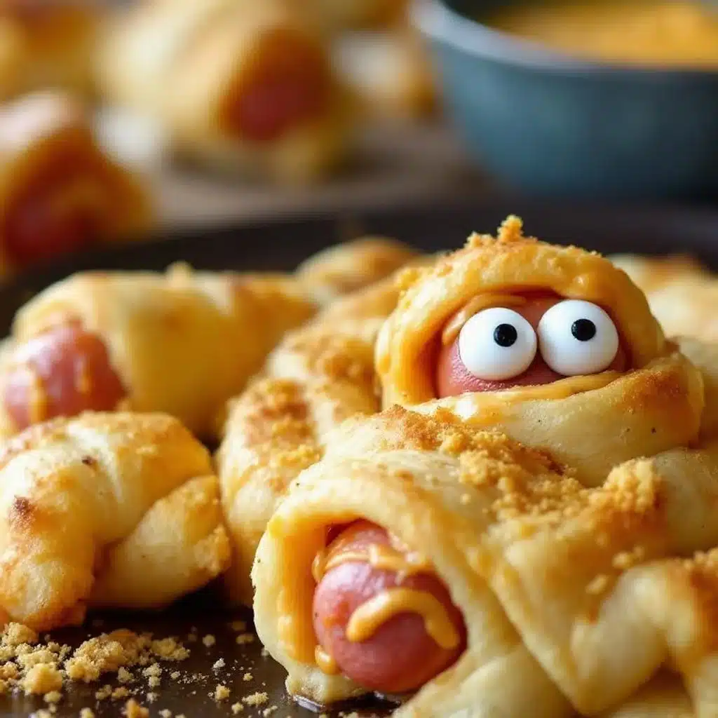 fun mummy pigs in a blanket - featured image