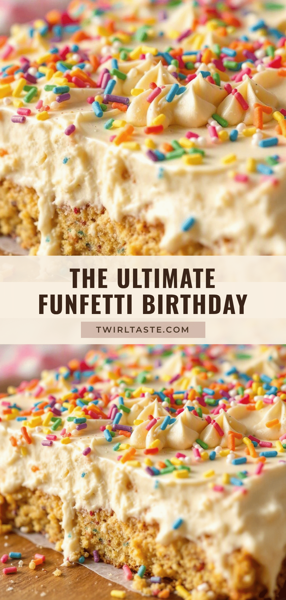 funfetti birthday sheet cake recipe