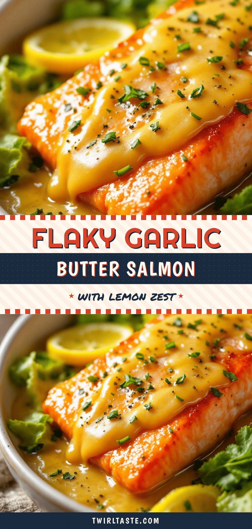 garlic butter baked salmon recipe
