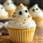 ghost vanilla cupcakes - featured image