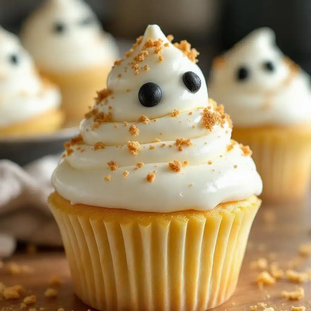 ghost vanilla cupcakes - featured image